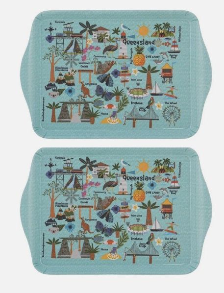 Scatter Tray Set of 2 - Queensland