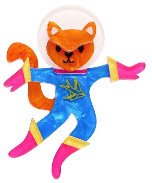 Cosmic Kitty Brooch