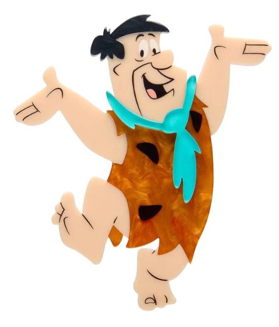 Fred Flintstone Brooch