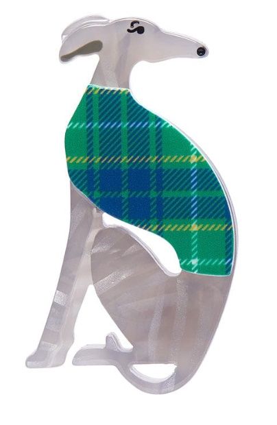 Garrison the Greyhound Mini Brooch