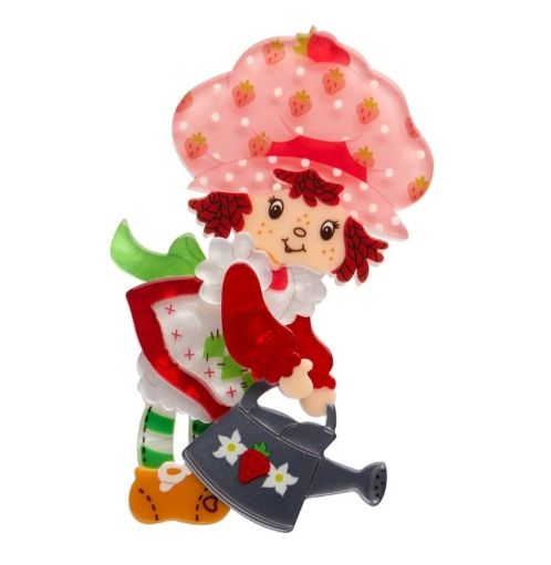 Strawberry Gardening Brooch