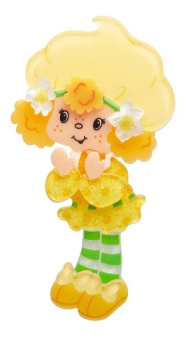 Lemon Meringue Brooch