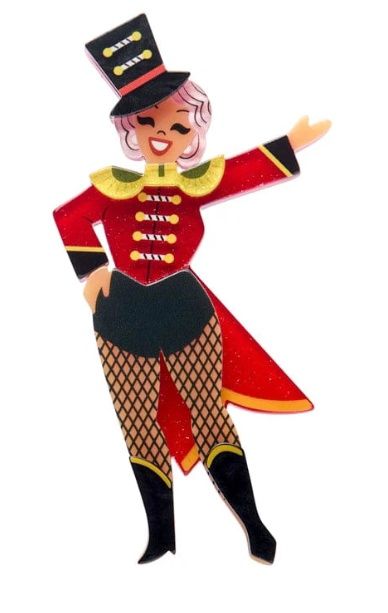 Roll Up! Roll Up! Brooch