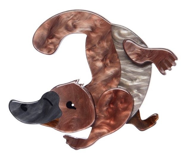 Puddles the Platypus Brooch