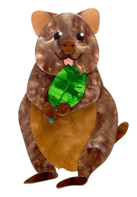 Quinn the Quokka Brooch