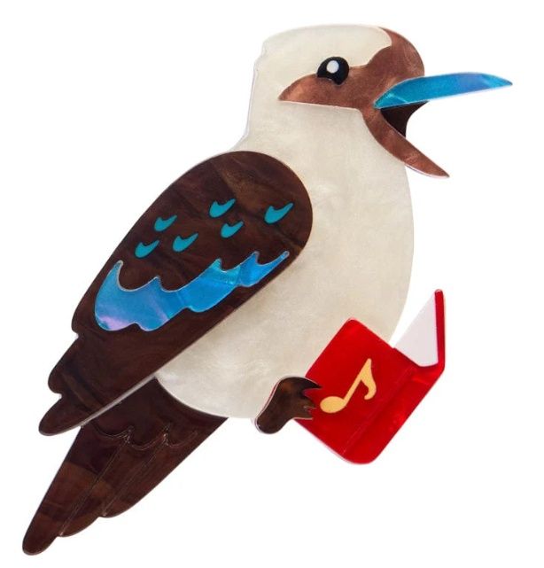 Kip the Kookaburra Brooch