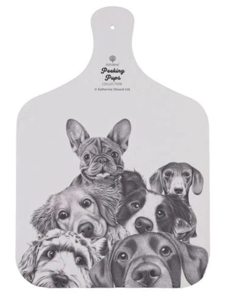 Peeking Pups Serving Board