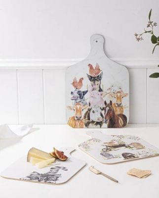 Farmyard Faces Serving Board