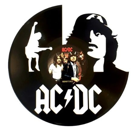 Record with Sticker - AC/DC (Angus)