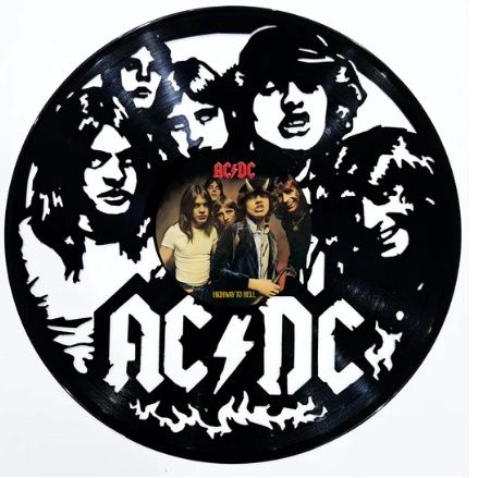 Record with Sticker - AC/DC (Band)