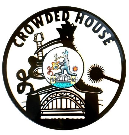Record with Sticker - Crowded House