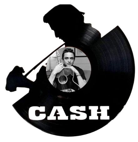 Record with Sticker - Johnny Cash (Standing with Guitar)