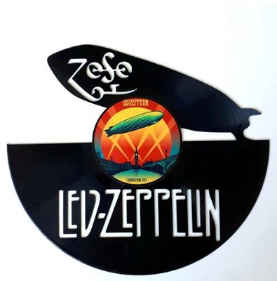 Record with Sticker - Led Zeppelin (Mothership)