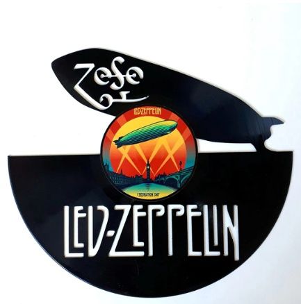 Record with Sticker - Led Zeppelin (Mothership)
