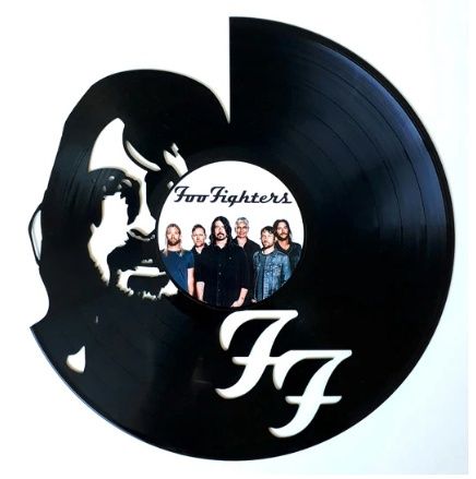 Record with Sticker - Foo Fighters (Dave Grohl)