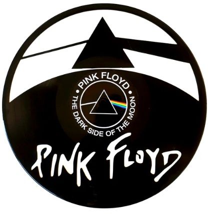 Record with Sticker - Pink Floyd (Triangle)
