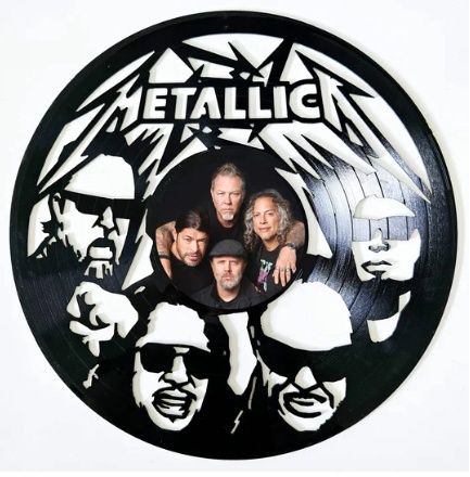 Record with Sticker - Metallica (Band)