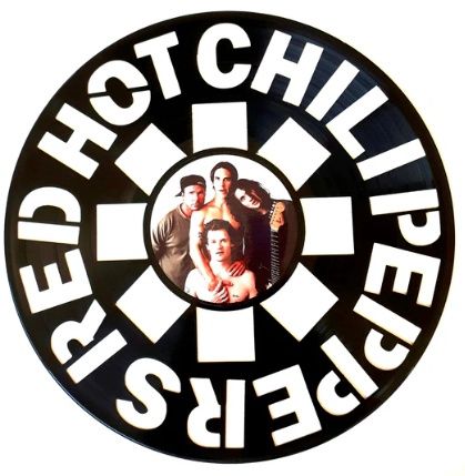 Record with Sticker - Red Hot Chili Peppers