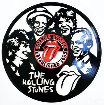 Record with Sticker - Rolling Stones (Band)