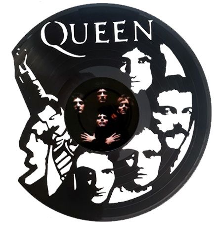 Record with Sticker - Queen (Band)