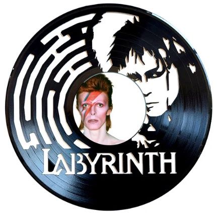 Record with Sticker - David Bowie (Labyrinth)