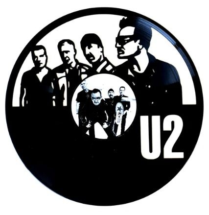Record with Sticker - U2 (Band)