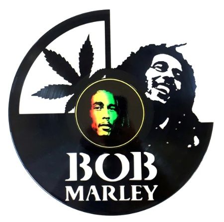 Record with Sticker - Bob Marley