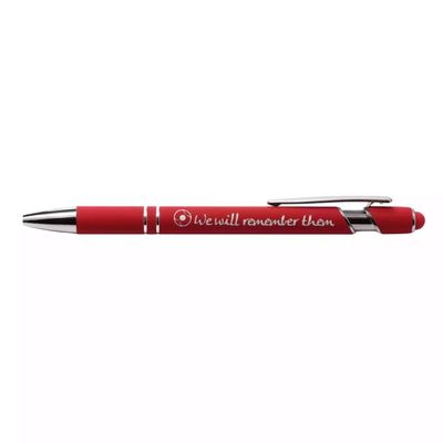 Metal Pen Poppy - We will Remember Them