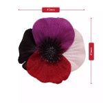 Serving Together Material Poppy Badge