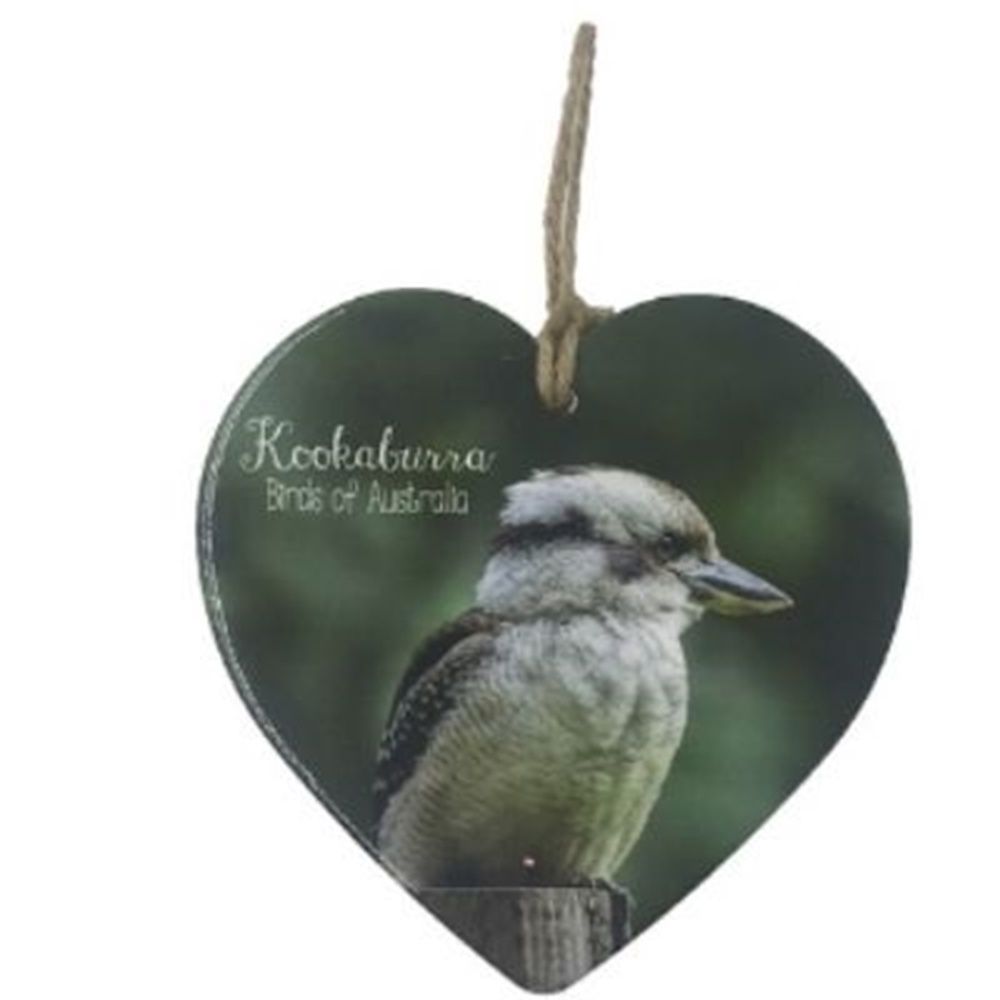 Ceramic Memory Heart - Kookaburra Design