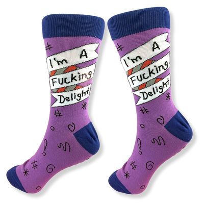 I'm A Fucking Delight Socks