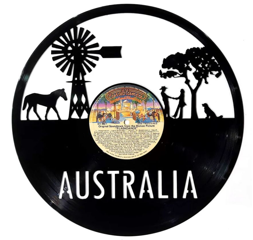 Record - Australian Outback (with or without text)