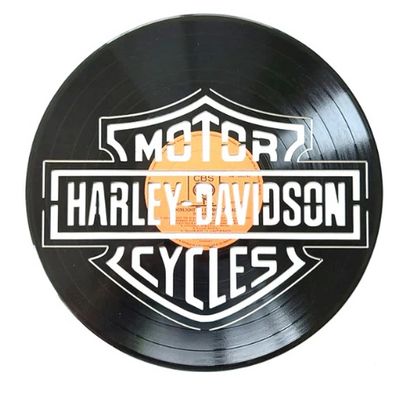 Record - Harley-Davidson (logo, skull and motorbike designs)