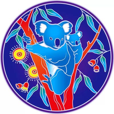 Large Suncatcher - Oz Koala