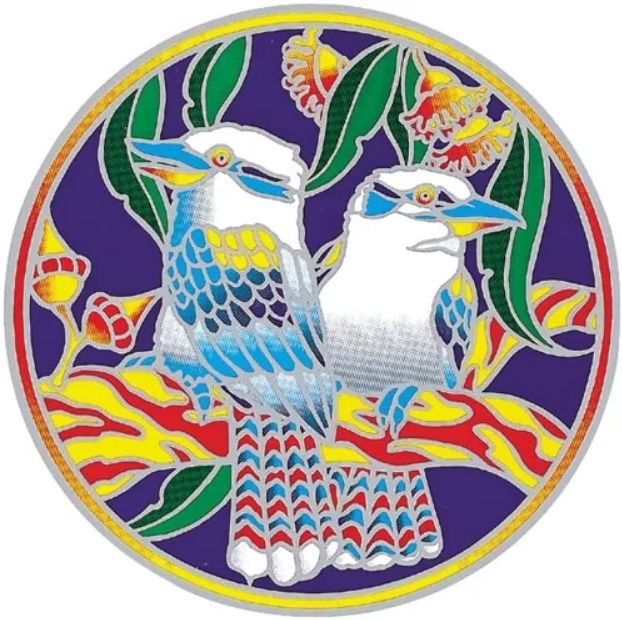 Large Suncatcher - Kookaburras