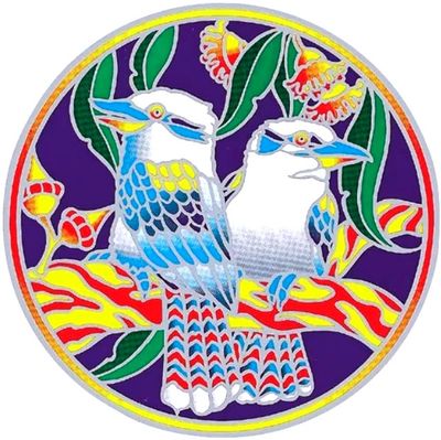 Large Suncatcher - Kookaburras