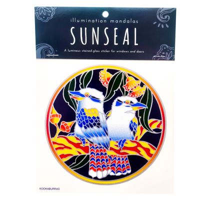 Large Suncatcher - Kookaburras
