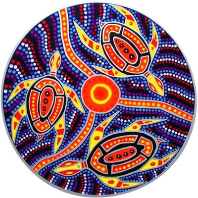 Large Suncatcher - Turtle Island