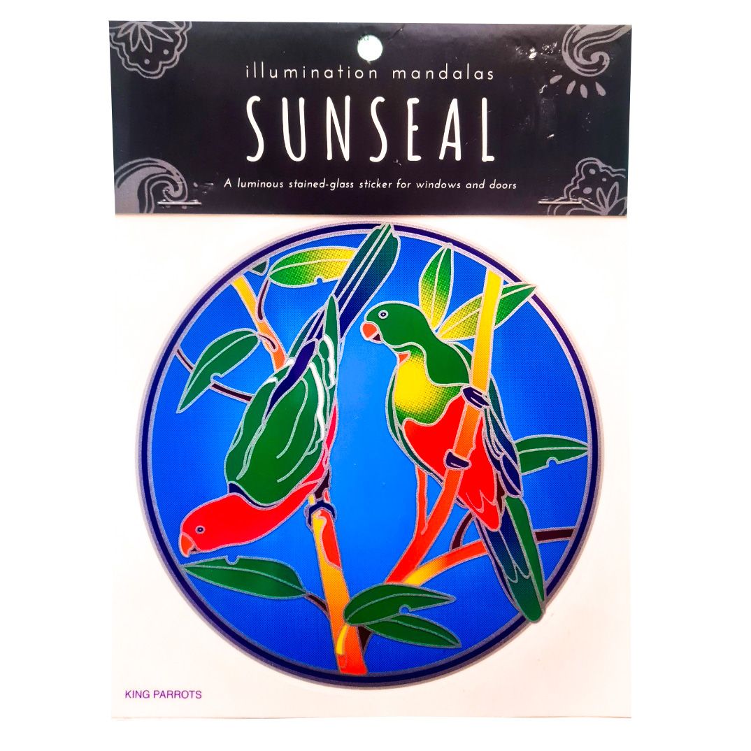 Large Suncatcher - King Parrots