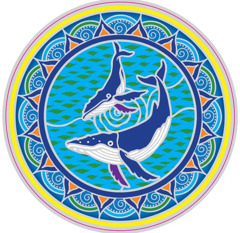 Large Suncatcher - Whale Song Mandala