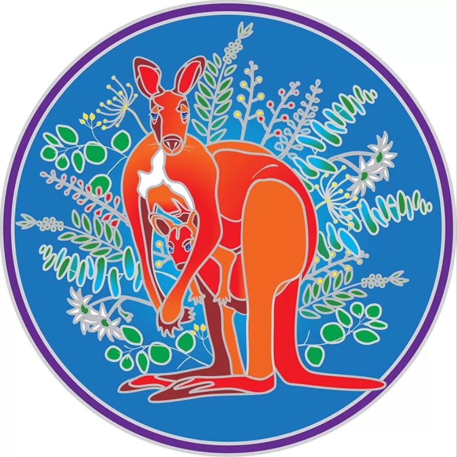 Large Suncatcher - Oz Kangaroo