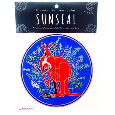 Large Suncatcher - Oz Kangaroo