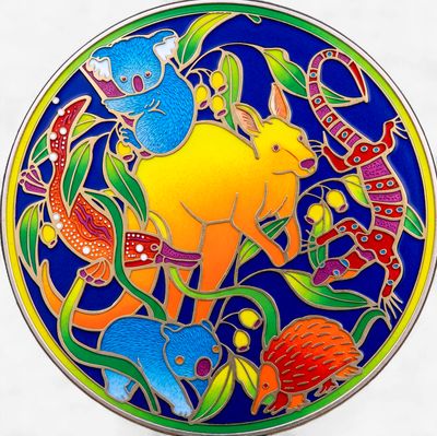 Large Suncatcher - Aussie Animals