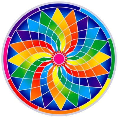 Large Suncatcher - Rainbow Dreamcatcher