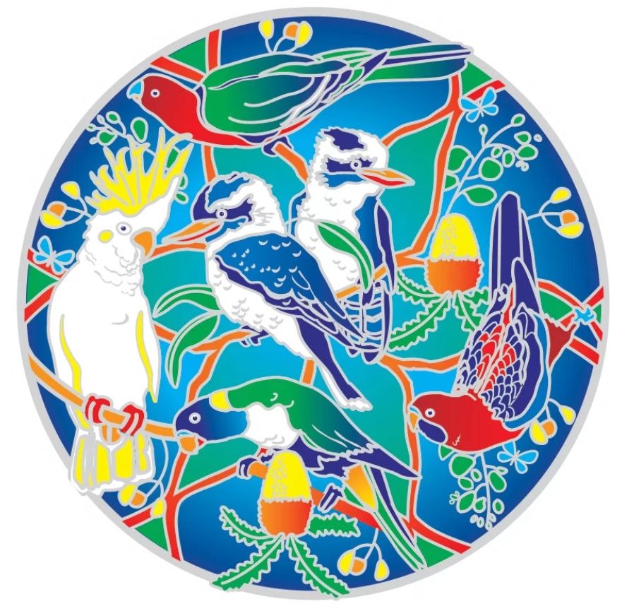 Large Suncatcher - Birds of Australia