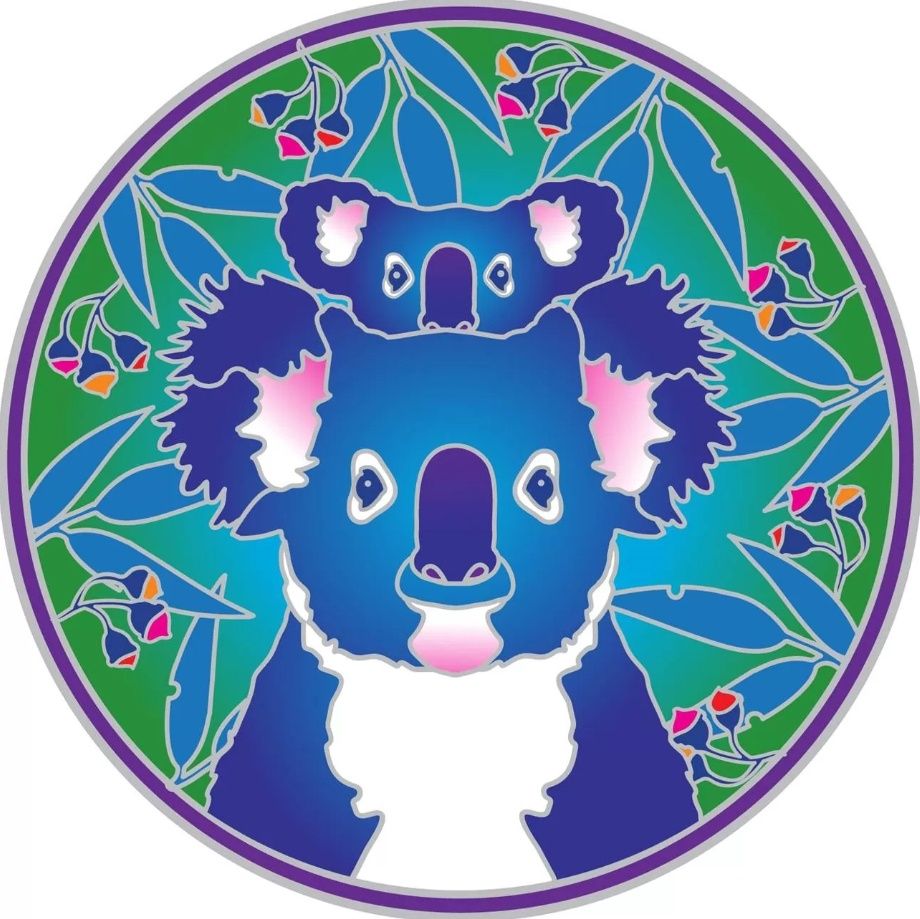 Large Suncatcher - Koala and Joey