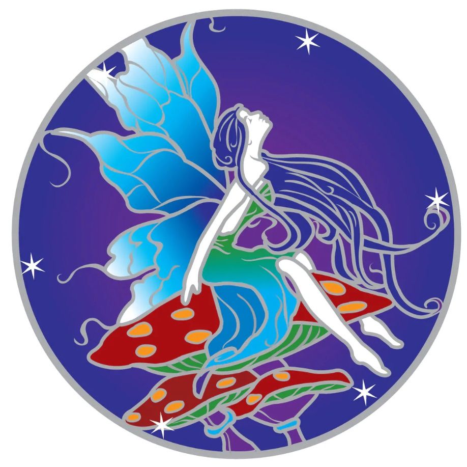 Large Suncatcher - Moon Fairy
