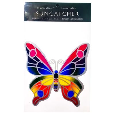 Large Suncatcher - Rainbow Butterfly