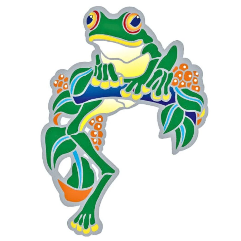 Large Suncatcher - Red-eyed Tree Frog