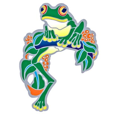 Large Suncatcher - Red-eyed Tree Frog
